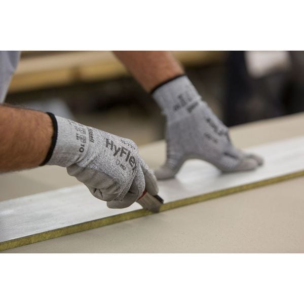 Cut Resistant Coated Gloves, A2 Cut Level, Polyurethane, S, 1 PR