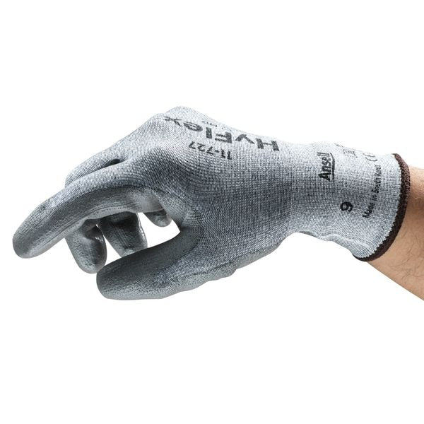 Cut Resistant Coated Gloves, A2 Cut Level, Polyurethane, S, 1 PR