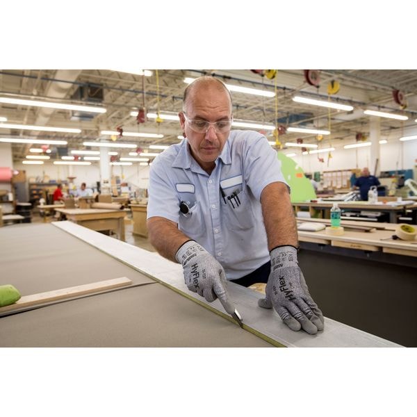 Cut Resistant Coated Gloves, A2 Cut Level, Polyurethane, S, 1 PR