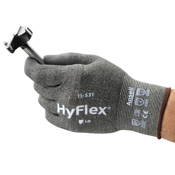 Cut Resistant Coated Gloves, A2 Cut Level, Nitrile, 2XL, 1 PR