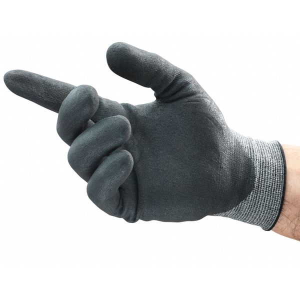 Cut Resistant Coated Gloves, A2 Cut Level, Nitrile, S, 1 PR