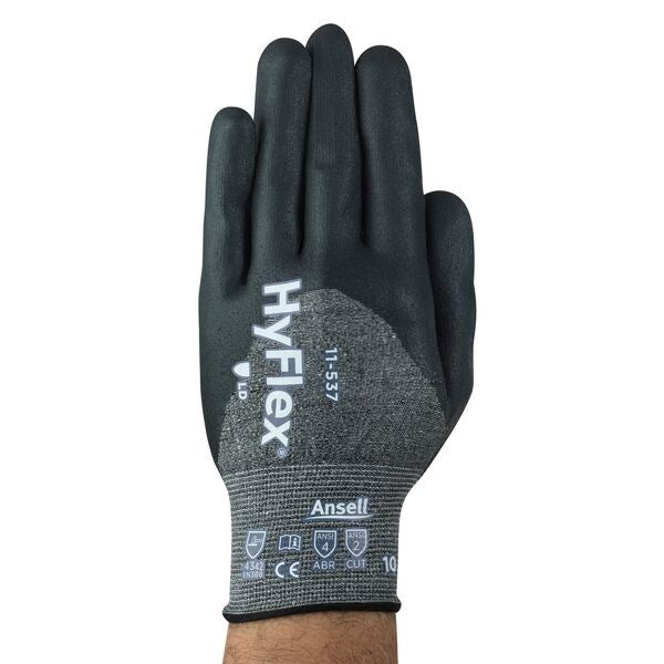 Cut Resistant Coated Gloves, A2 Cut Level, Nitrile, 2XL, 1 PR