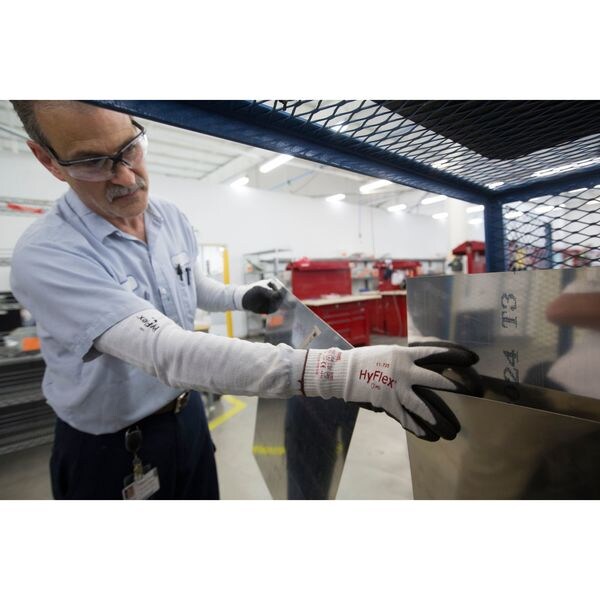 Cut Resistant Coated Gloves, A4 Cut Level, Polyurethane, S, 1 PR