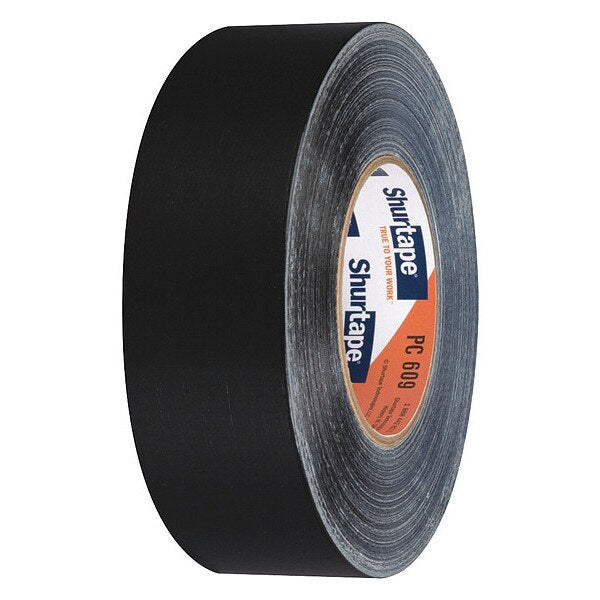 Duct Tape, 55m L, Adhesion 71 oz./in, Black