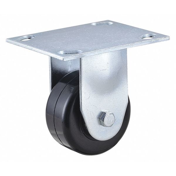 NSF-Listed Plate Caster, 350 lb. Load Rating, Rigid