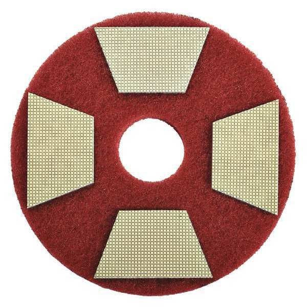 Polishing Pad, Blue, Shape Trapezoid, PK4