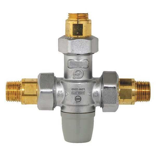 Mixing Valve, Brass, 1/2