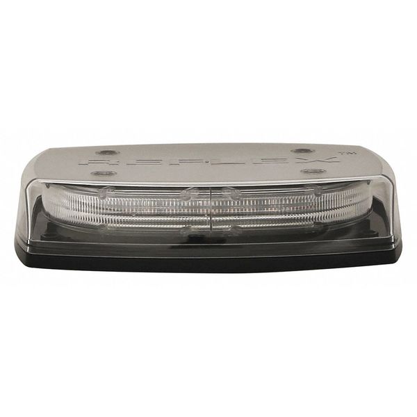 Mini Lightbar, LED, Amber/Clear, 11