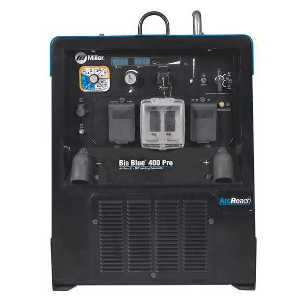 Engine Driven Welder, Big Blue(R) 400 Pro Series, Electric Start, 20.2 hp, Diesel, 12,000 W Peak