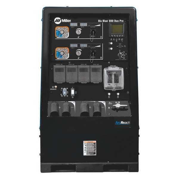 Engine Driven Welder, Big Blue(R) 800 Duo Pro Series, Electric Start, 65.7 hp, Diesel, 27,000 W Peak