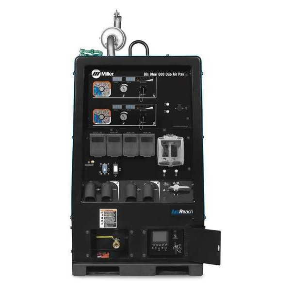 Engine Driven Welder, Big Blue(R) 800 Duo Air Pak(TM) Series, Electric Start, 65.7 hp, Diesel