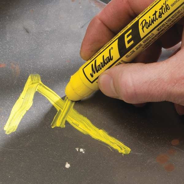 Solid Paint Crayon, Large Tip, Yellow Color Family