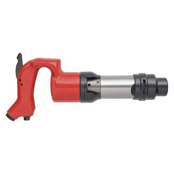 0.68 Inch Air Chipping Hammer, Round Shank, Stroke 2.01 in, Bore Diameter 1.14 in - 2100 BPM