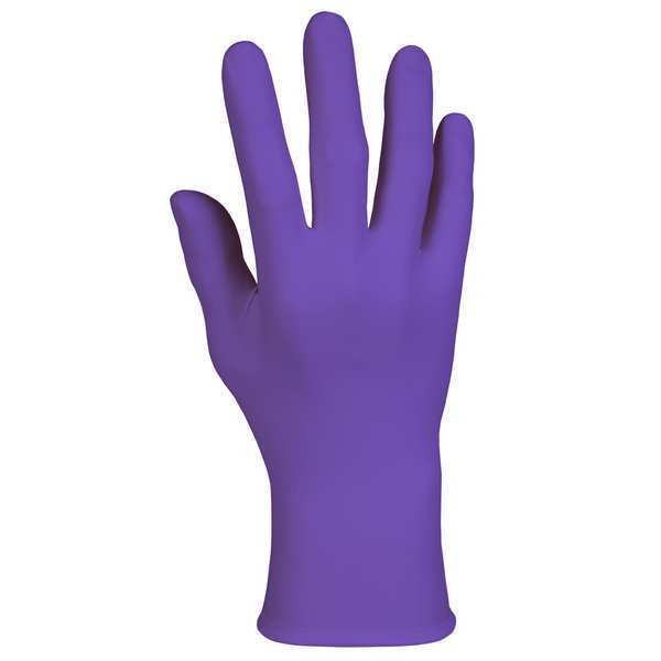 Exam Gloves, Nitrile, Powder Free, Purple, S, 1000 PK
