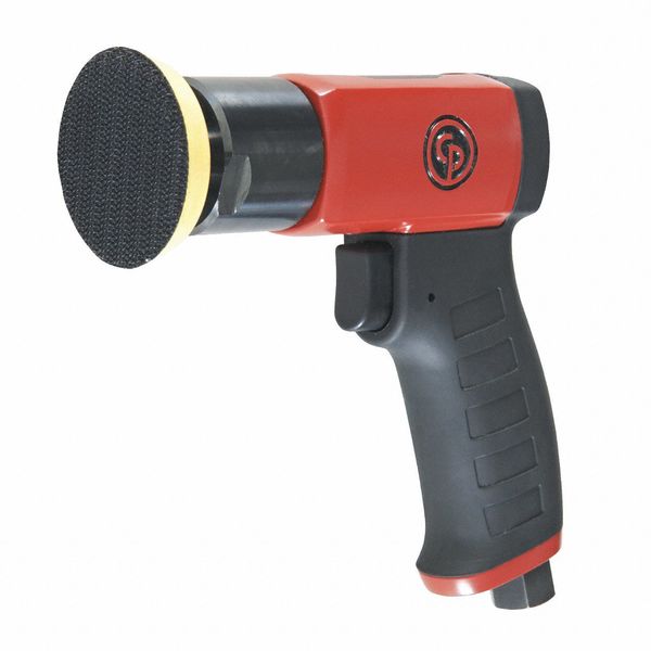 3 Inch (75 mm) Air Polisher, Pistol Handel, Hook & Loop - 2500 RPM