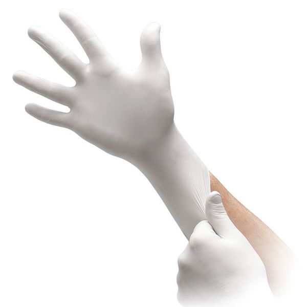 Cleanroom Gloves, Nitrile, S, PK1000
