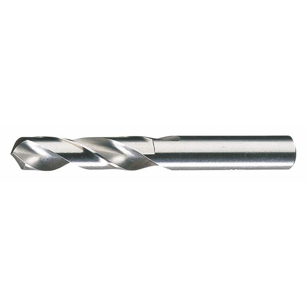 Screw Machine Drill Bit, #43 Size, 135  Degrees Point Angle, High Speed Steel, Bright Finish
