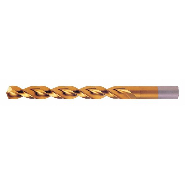 Q-Cobaltâ¢ 135Â° Wide Land Parabolic Jobber Length Drill Cleveland 2075-TN TiN HSS-CO 8% RHS/RHC #30