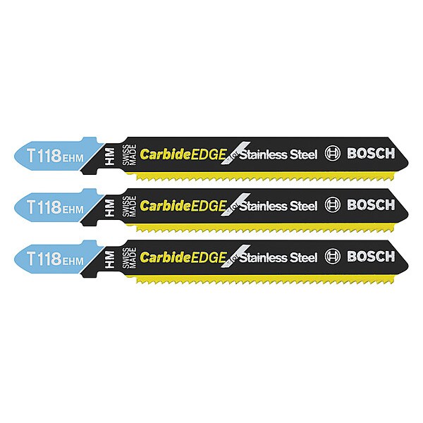 3In, 14TPI, TC Shank Jigsaw Blade, PK3