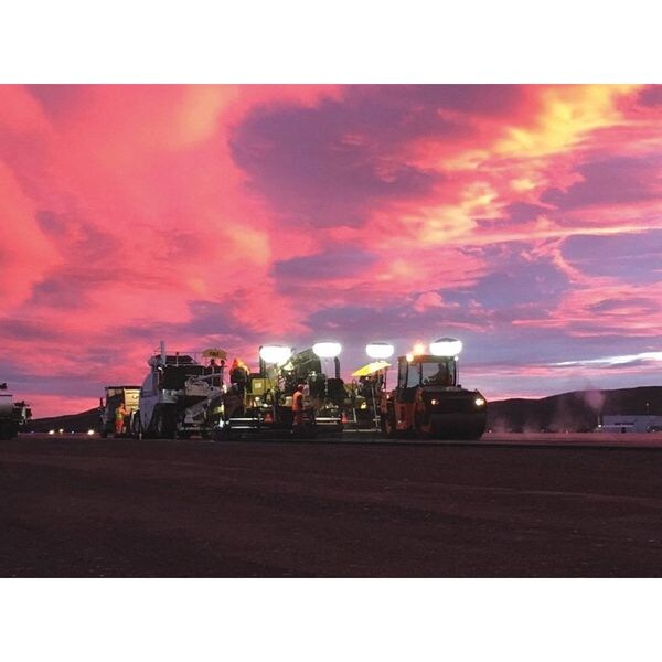Temporary Job Site Light, 800W, LED, IP65