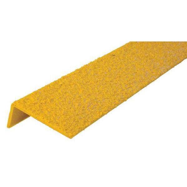 Anti-Slip Stair Nosing, 48in W, Fiberglass