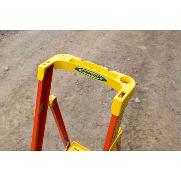 6 ft Fiberglass Podium Stepladder