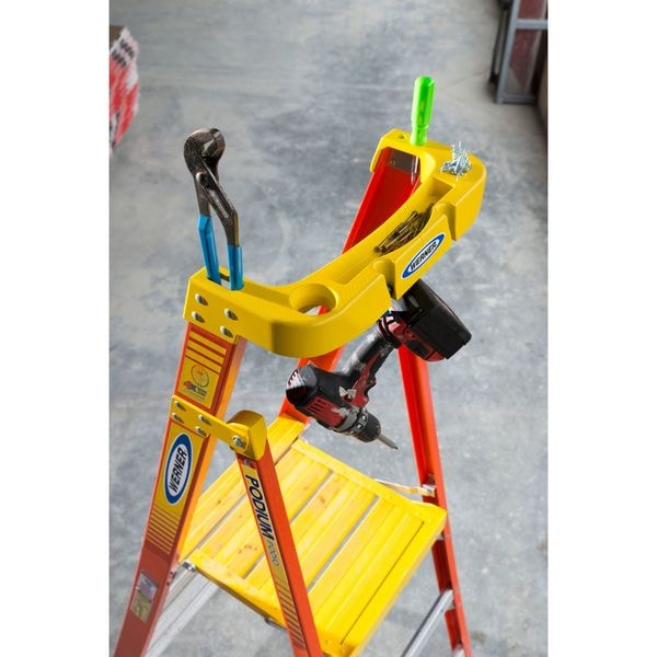 6 ft Fiberglass Podium Stepladder