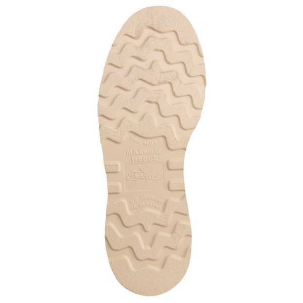 Size 9-1/2 Men's 8 in Work Boot Steel Work Boot, Light Brown