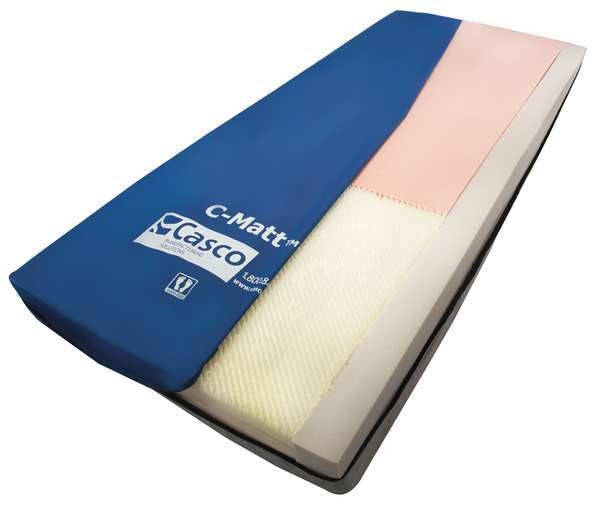 Mattress, Navy/Blk, 84 inL, Fire Protection