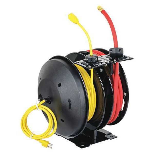 Hose Reel, Spring Driven, 3/8 in., 50 ft.