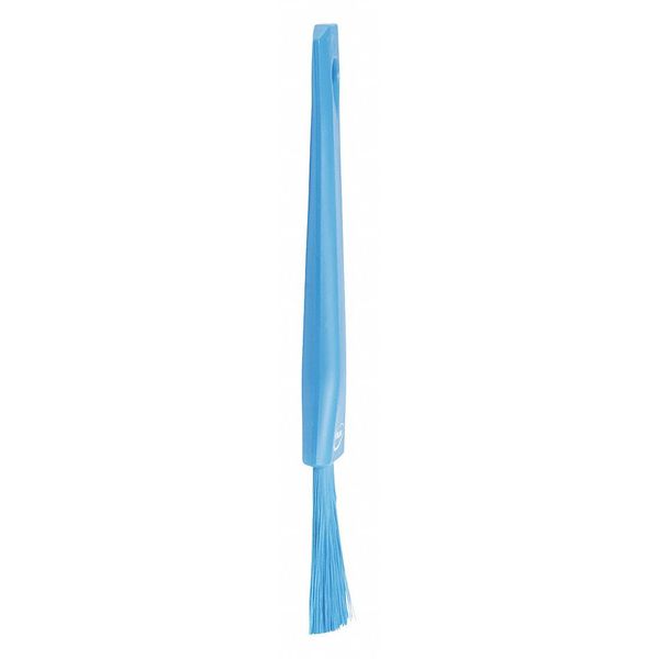 1 13/16 in W Detail Brush, Soft, 5 51/64 in L Handle, 8 5/64 in L Brush, Blue, Plastic