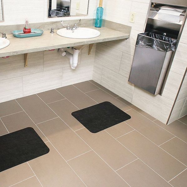 Black Hand Dryer Floor Mat 35