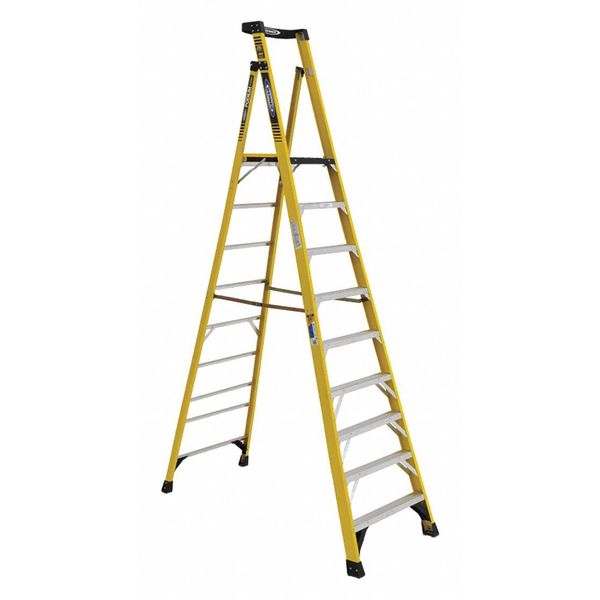 10 ft Fiberglass Podium Stepladder