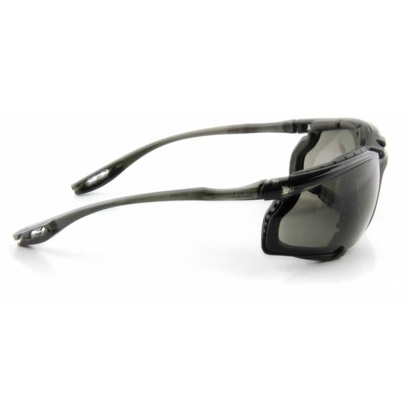 Virtua CCS Safety Glasses, Anti-Fog, Anti-Scratch, Wraparound, Foam Lined, Gray Frame, Gray Lens
