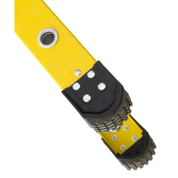 Manhole Ladder, Fiberglass, Yellow Finish