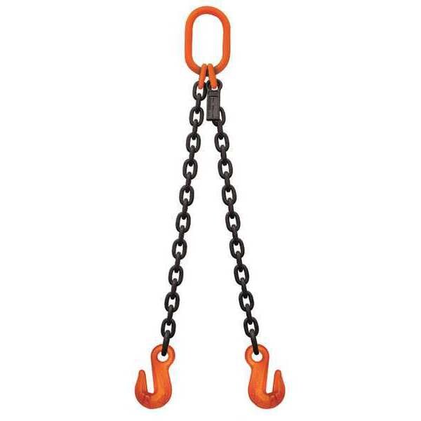 Chain Sling, Grade 100, 10 ft L, DOG Sling