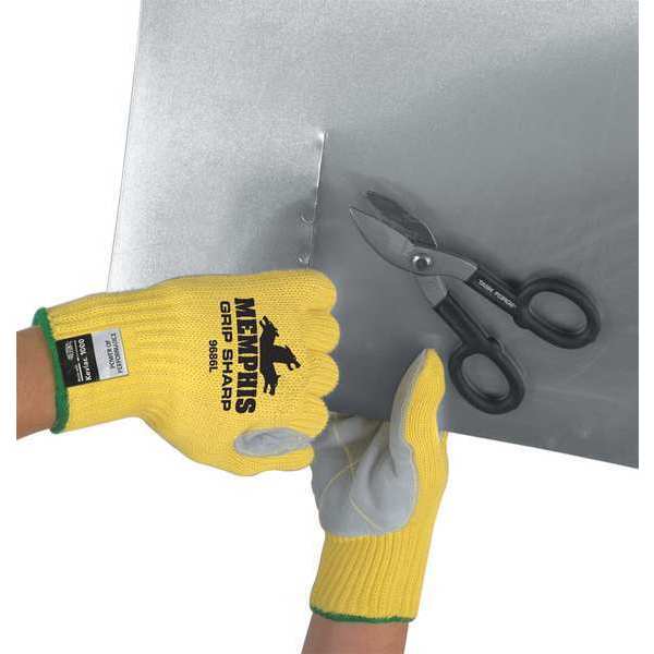 Cold Protection Cut-Resistant Gloves, Cotton/Polyester/Acrylic Lining, XL