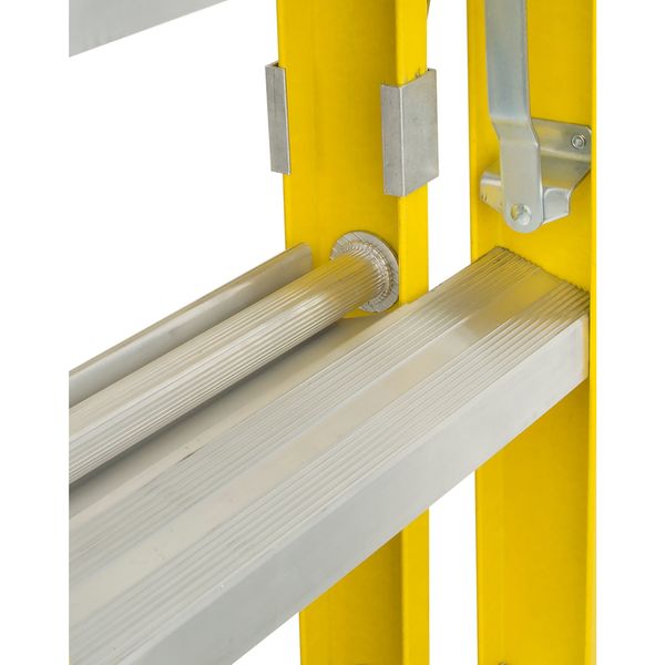 Multipurpose Ladder, Extension, Stepladder Configuration, 13 ft, Fiberglass