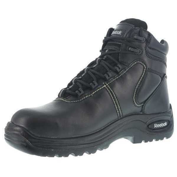 Work Boots, 6-1/2 Sz, W, Blk, 6inH, Womens, PR