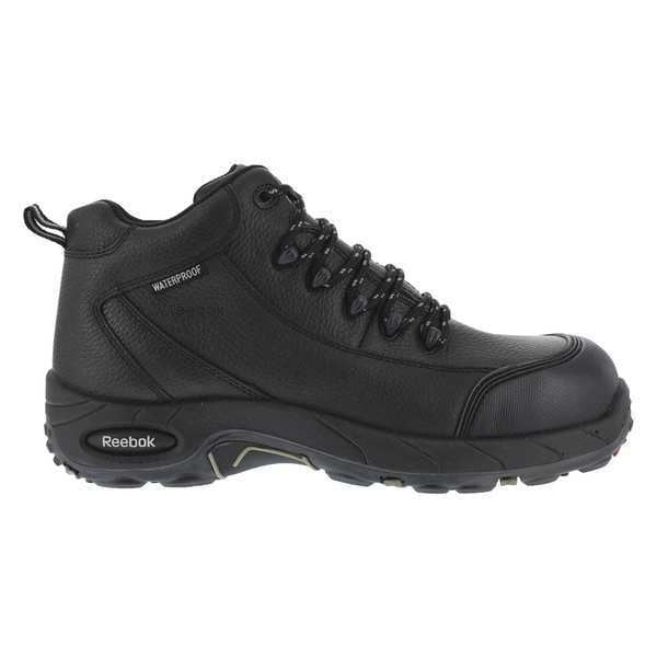 Work Boots, 10 Sz, Blk, Hiker Low, Mens, PR