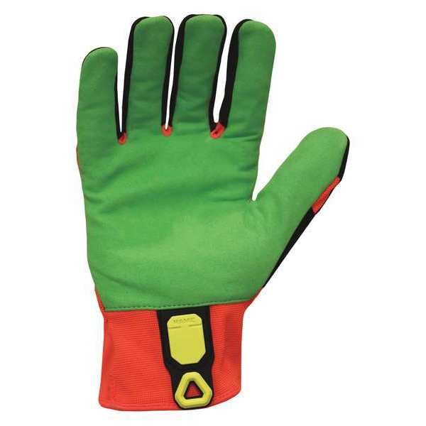 Impact Gloves, 2XL, Synthetic Leather, PR