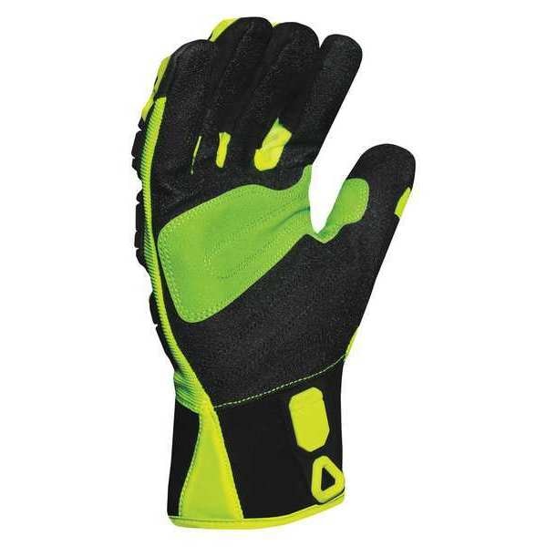 Impact Gloves, 2XL, Slip On Closure, PR