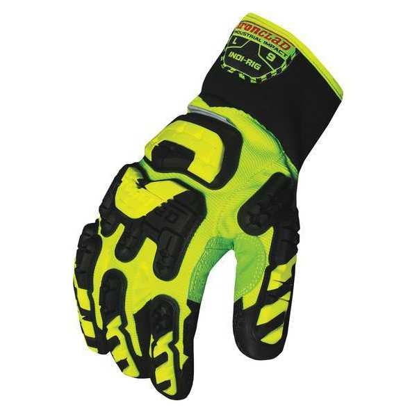Impact Gloves, 3XL, Slip On Closure, PR