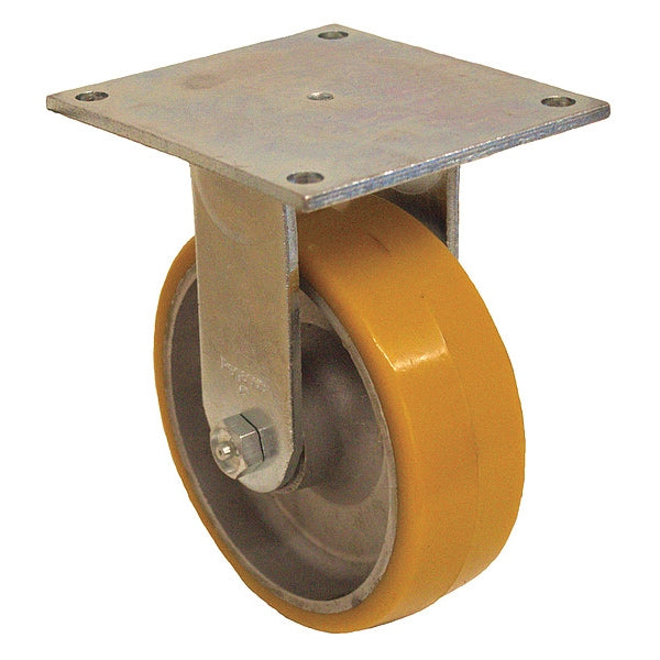 Plate Caster, 1250 lb. Ld Rating, Roller