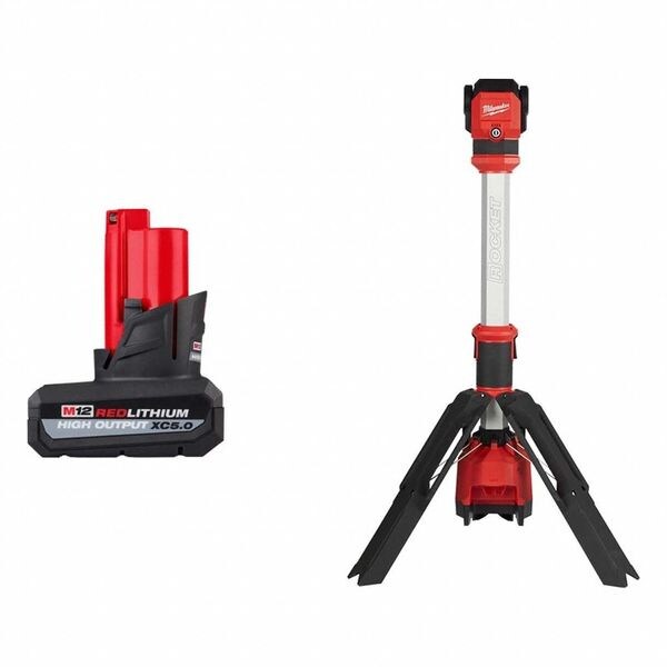 Battery and Tower Light, 700 lm 1400 lm