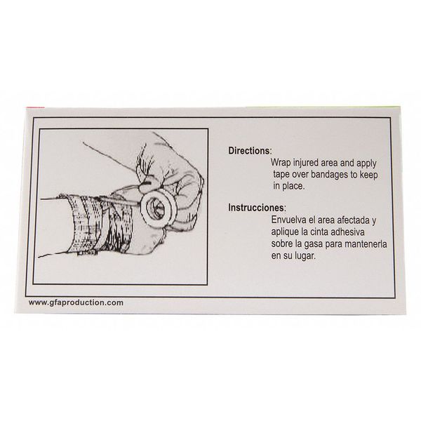 First Aid Tape, Wt, 1/2