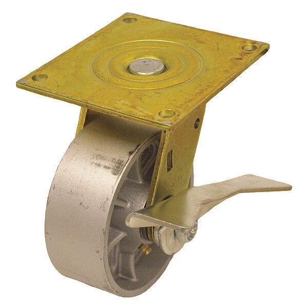 Standard Plate Caster, Swivel, 1000 lb.