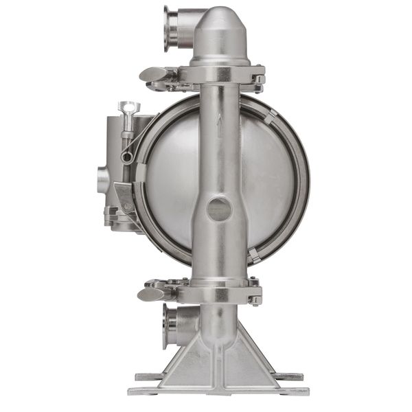 Double Diaphragm Pump, Stainless steel, Air Operated, Santoprene