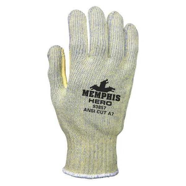 Cut Resistant Coated Gloves, A7 Cut Level, PVC, L, 1 PR