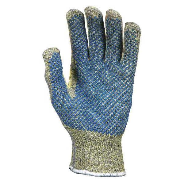 Cut Resistant Coated Gloves, A4 Cut Level, PVC, S, 1 PR